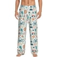 thumbnail image 1 of Xecao Eiffel Tower Men's Straight Lounge Pajama Pants: The Ultimate in Comfortable Sleepwear, 1 of 9