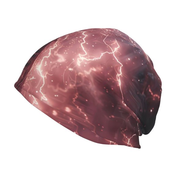 Xecao Electric Skeleton Surrealism Print Knit Hat,Winter Beanie for Men Women, Beanie Soft Warm Ski Stocking Cuffed Cap