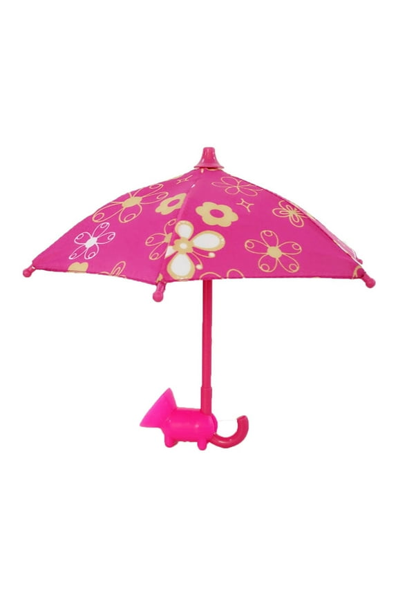 Mobile Phone Stand Umbrella, Portable Mini Sunshade Holder for Outdoor Travel Beach Video Shooting, Creative Small Umbrella for Smartphone Photography Accessories