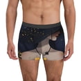 thumbnail image 1 of Xecao Elegant Lady With Hat Print Men's Underwear Boxer Briefs,Breathable Choice for Men's Underwear-, 1 of 5