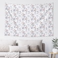 thumbnail image 1 of Xecao Elegant ice skates snowflakes Print Tapestry, Wall Hanging Room Funny Decor, Backdrop Room Decor for Bedroom Living Room dormitory, 1 of 8