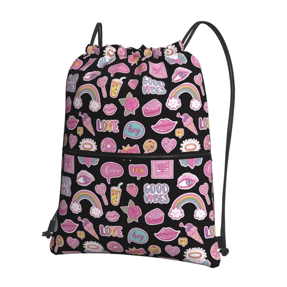 Xecao Elements for Drawstring Bags,Pull String Backpack Bags,String Bag Sackpack