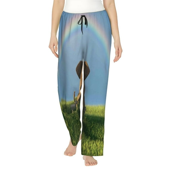 Xecao Elephant Dog Women's Straight Lounge Pajama Pants: The Epitome of Relaxed Sleepwear