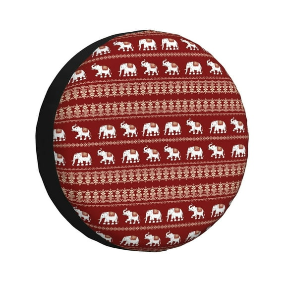 Xecao Elephant for Tire Covers: Waterproof, dust-proof, and universally fitting for trailers, SUVs-14 inch