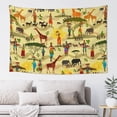 thumbnail image 1 of Xecao Ethnic African Print Tapestry, Wall Hanging Room Funny Decor, Backdrop Room Decor for Bedroom Living Room dormitory, 1 of 8