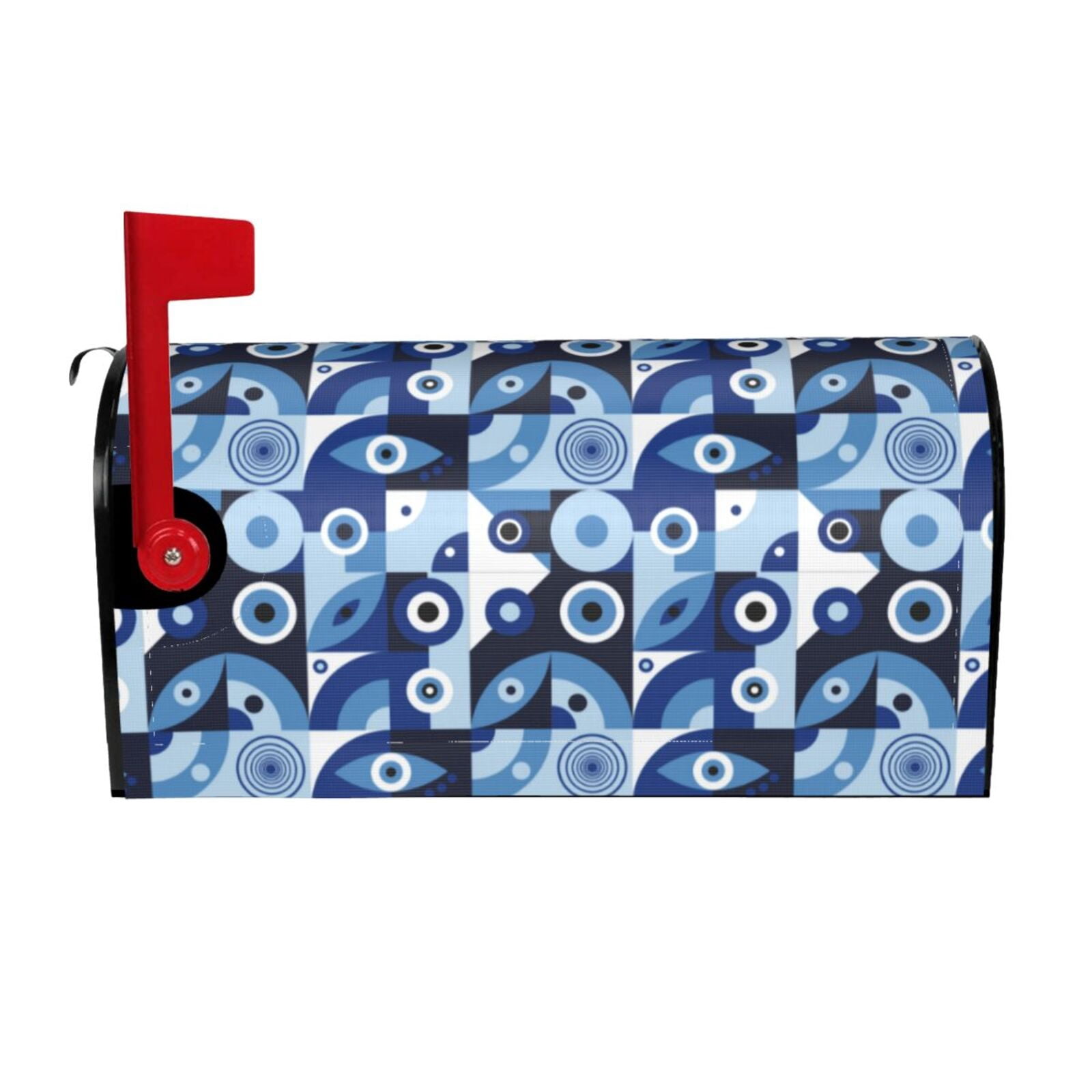 Xecao Evil Eye for Mailbox Cover with Magnetic Strips, Waterproof and Sunscreen, Adds a Decorative Touch to Your Garden Yard.