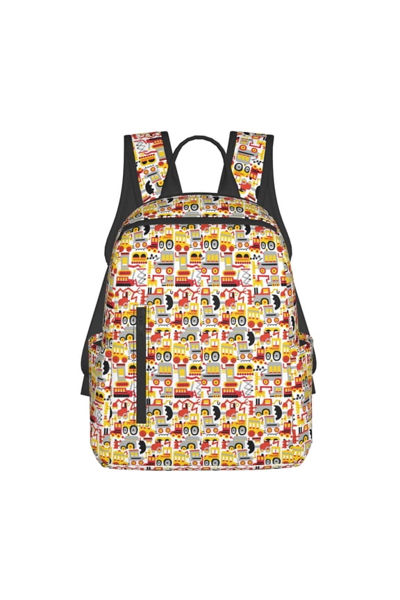 Excavator (2) print Backpack For women men Aesthetic Lightweight Travel Daypack Simple Cute Backpack For Bookbag