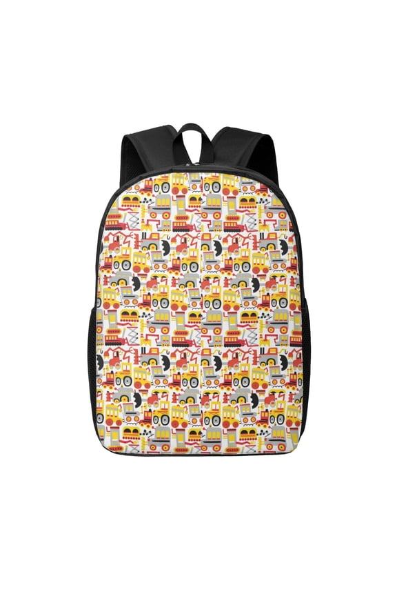 Excavator (2) print Travel Backpack, Large Computer Backpack for Men Women, College School Rucksack Book Bag
