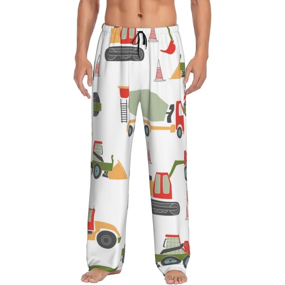 Xecao Excavator Men's Straight Lounge Pajama Pants: The Ultimate in Comfortable Sleepwear