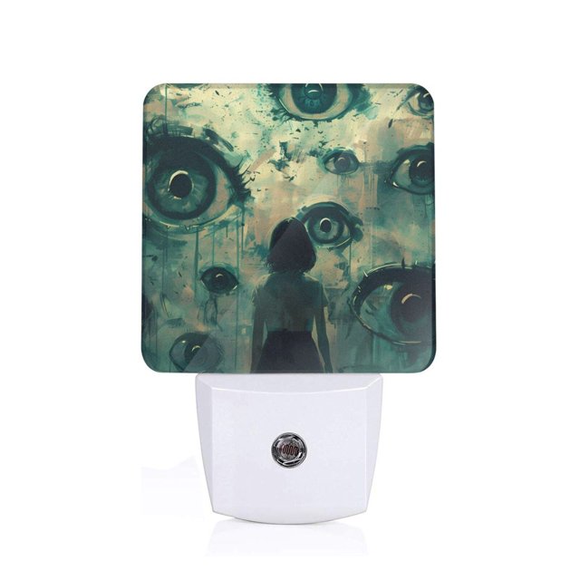Xecao Eyes Watching In The Dark for Night Light a Wallmounted LED