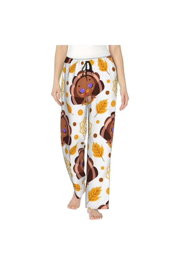 Fall Turkey Women's Straight Lounge Pajama Pants: The Epitome of Relaxed Sleepwear