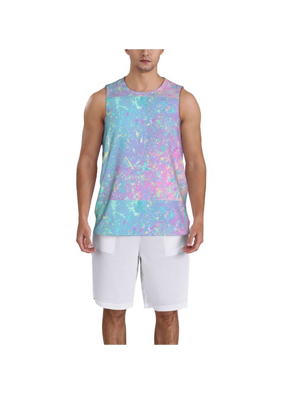 Fantasy Gradient print basketball shirt for both men and women, a unisex basketball jersey perfect for theme parties-3X-Large