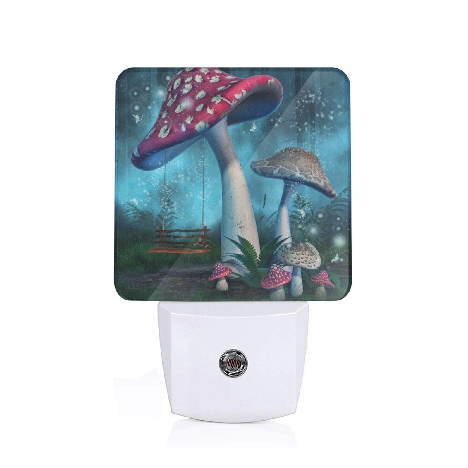 Xecao Fantasy Mushrooms for Night Light - a Wall-mounted LED Fixture ...