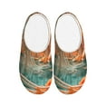 thumbnail image 1 of Xecao Fantasy Underwater Jellyfish Print Cotton Slippers Fuzzy Warm Cozy Slippers Non Slip House Slippers For Indoor Outdoor Cotton Slippers House Slippers-46/47, 1 of 7