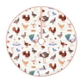 thumbnail image 1 of Xecao Farm Birds Goose Pattern Christmas Tree Skirt Round Xmas Tree Mat Base Cover for Holiday Home Decorations-30", 1 of 6