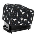 thumbnail image 1 of Xecao Fashionable Goose Print 4 Slice Toaster Cover with Pockets, Small Appliance Cover, Dust and Fingerprint Protection, Machine Washable, 1 of 7