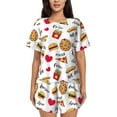 thumbnail image 1 of Xecao Fast Food print Swimsuit for women, Summer-ready, sporty style.Quick-dry fabric. Many sizes & colors., 1 of 9