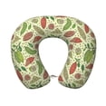thumbnail image 1 of Xecao Finger Lime Fruits Print Memory Foam Cervical Neck Pillow Versatile U-Shaped Pillows for Home,Office,Camping,Travelling,Soft Washable Cover, 1 of 8