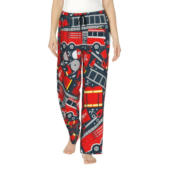 Xecao Fire Sign Women's Straight Lounge Pajama Pants: The Epitome of Relaxed Sleepwear