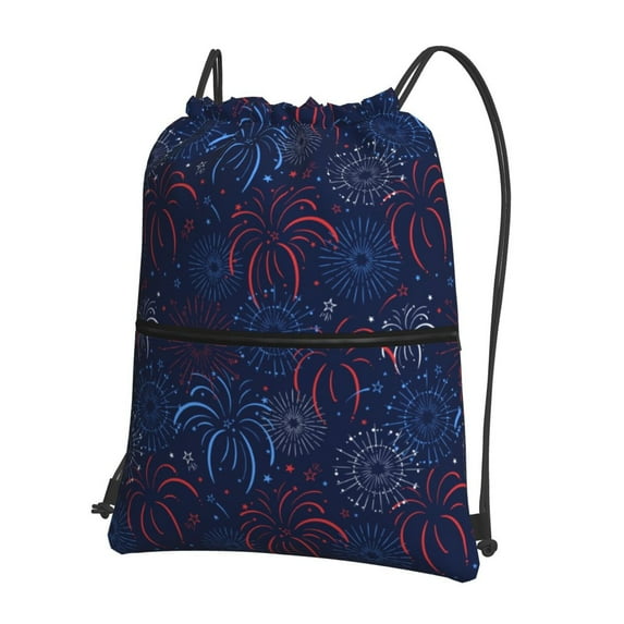 Xecao Firework for Drawstring Bags,Pull String Backpack Bags,String Bag Sackpack