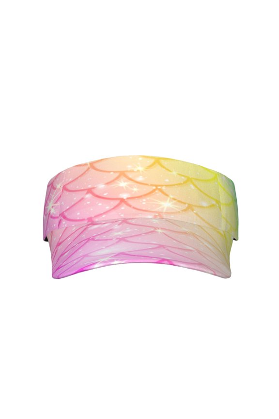 Fish Scale for Adult Sun Cap offers versatile sun protection with adjustable Velcro for a secure fit.