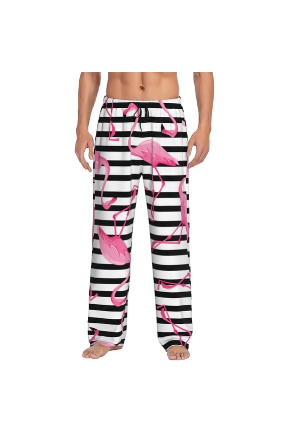 Flamingos Men's Straight Lounge Pajama Pants: The Ultimate in Comfortable Sleepwear