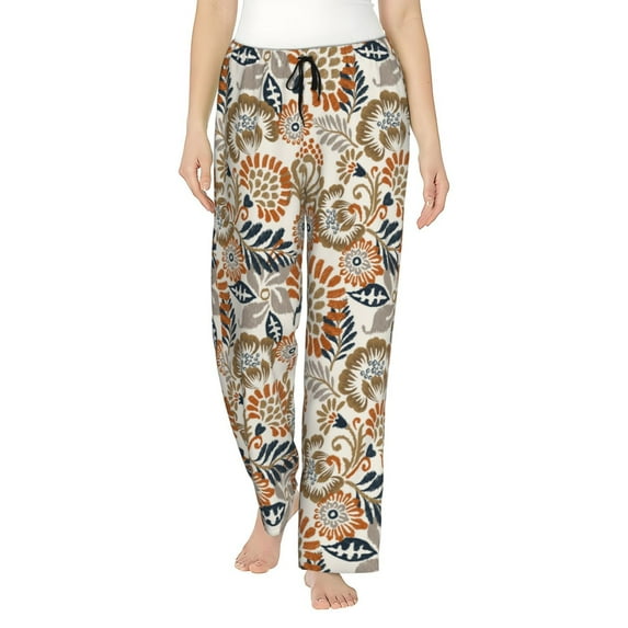 Xecao Floral Paisley Women's Straight Lounge Pajama Pants: The Epitome of Relaxed Sleepwear