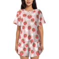 thumbnail image 1 of Xecao Floral Strawberr print Swimsuit for women, Summer-ready, sporty style.Quick-dry fabric. Many sizes & colors., 1 of 1