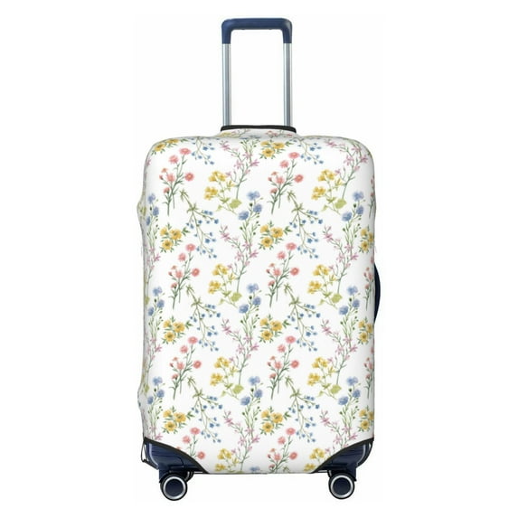 Xecao Floral print Elastic Luggage Cover, with double-sided print , is perfect for travel, business, and daily use