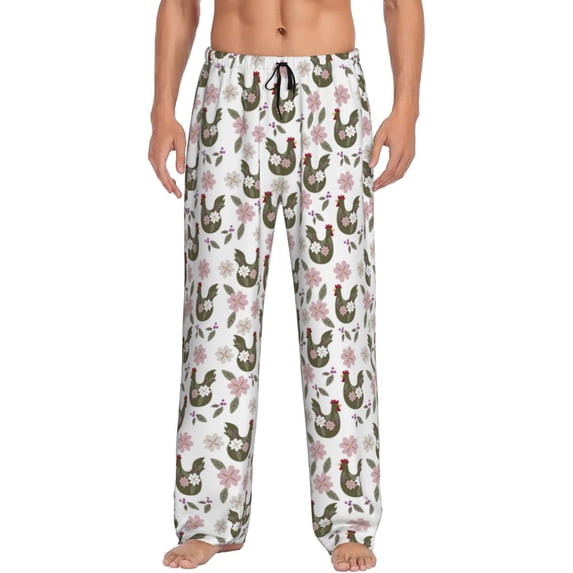 Xecao Flowe Rooster Men's Straight Lounge Pajama Pants: The Ultimate in Comfortable Sleepwear