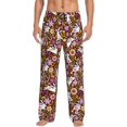 thumbnail image 1 of Xecao Flower Bunny Men's Straight Lounge Pajama Pants: The Ultimate in Comfortable Sleepwear, 1 of 9