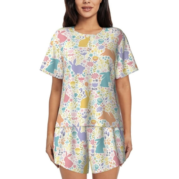 Xecao Flower Color Rabbit print Swimsuit for women, Summer-ready, sporty style.Quick-dry fabric. Many sizes & colors.