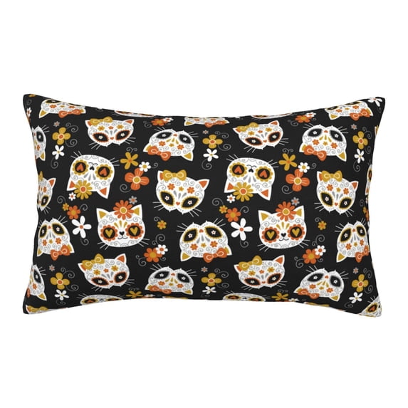 Xecao Flower Fox for Decorative Throw Pillow Case for Couch,Sofa or Bed Set,Pillow Cover for Sofa Home Decor Ideal Gift-20"x30"