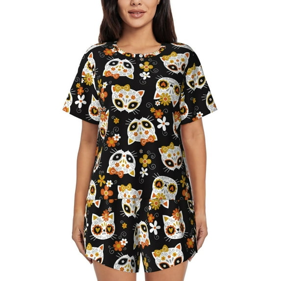 Xecao Flower Fox print Swimsuit for women, Summer-ready, sporty style.Quick-dry fabric. Many sizes & colors.