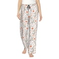 thumbnail image 1 of Xecao Flower Rabbit Women's Straight Lounge Pajama Pants: The Epitome of Relaxed Sleepwear, 1 of 9