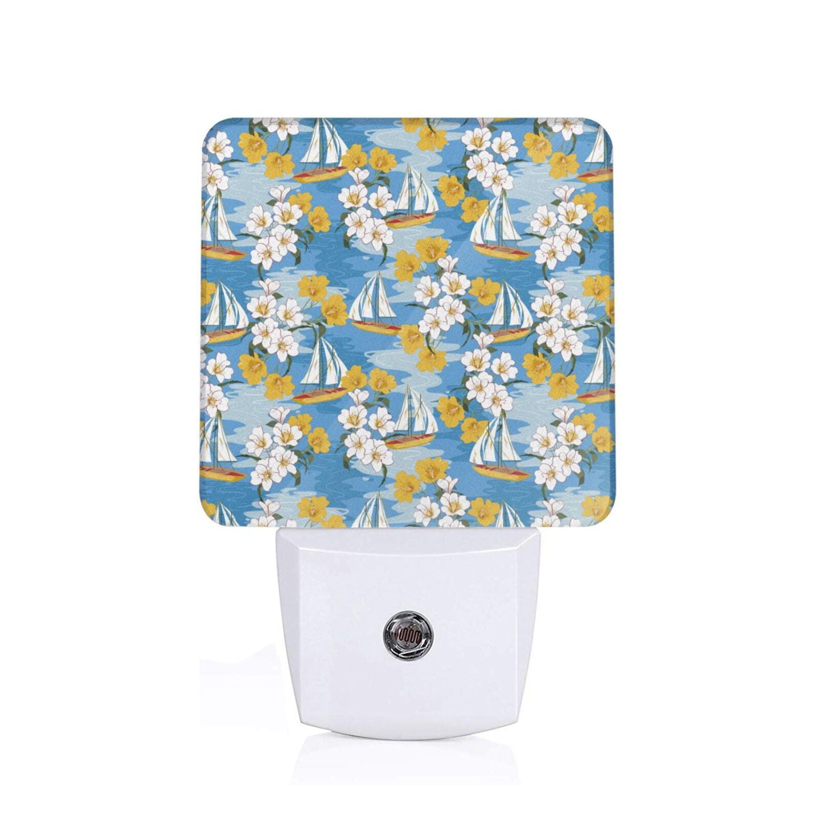 Xecao Flower and Sail Boat for Night Light a Wallmounted LED Fixture