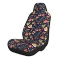 thumbnail image 1 of Xecao Flower for Automotive Seat Covers for Cars Trucks and SUVs – Gray Car Seat Covers for Front Seats, Truck Seat Protectors-2 PCS, 1 of 9