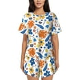 thumbnail image 1 of Xecao Flower print Swimsuit for women, Summer-ready, sporty style.Quick-dry fabric. Many sizes & colors., 1 of 1