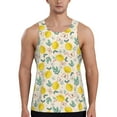 thumbnail image 1 of Xecao Flowers and Butterflies Men's Tank Top Workout Quick Dry Sleeveless Gym Jogging Muscle Shirts Summer Swim Beach Tops, 1 of 9