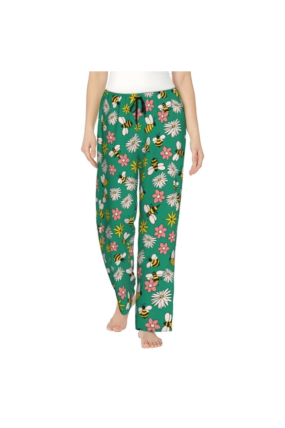 Flying Bees Women's Straight Lounge Pajama Pants: The Epitome of Relaxed Sleepwear