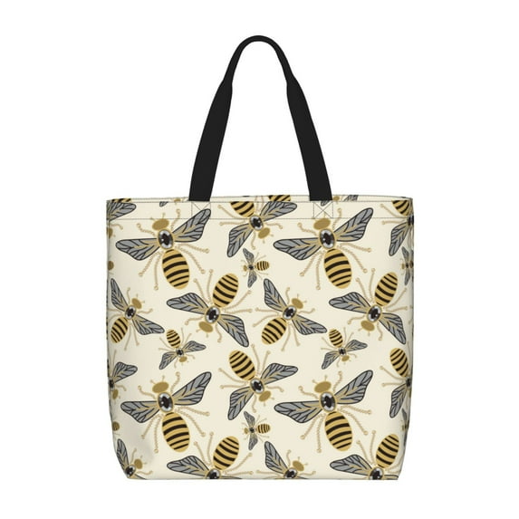Xecao Flying Bees1 for Tote Bag: spacious with inner pockets, ideal for work, shopping, or travel.