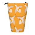 thumbnail image 1 of Xecao Flying Ducks Print Telescopic Pencil Bag Pen Holder Pop Up Stationery Case Stand-up Retractable Transformer Bag Standing Organizer, 1 of 6