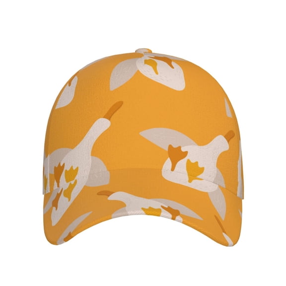 Xecao Flying Ducks for Baseball Cap: Unisex, crafted from classic polyester twill fabric, featuring a soft unconstructed design
