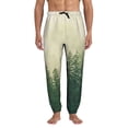 thumbnail image 1 of Xecao Fog Forest Print Active Tech Joggers for Men, Mens Sweatpants Lounge Pants with Pockets-Large, 1 of 5
