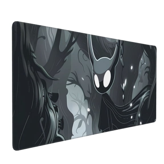 Xecao Forest Black Ghost Warrior Print Large Mouse Pad, 16x35.5in Mousepad, Professional Non-Slip Rubber Base Big Mouse Pad, Mouse Pad for Gaming & Office Full Desk Mouse Pad