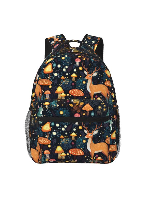 Forest Elf Backpack, a stylish and functional choice for both men and women, is the perfect basic bookbag for college, work, or travel