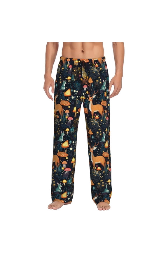 Forest Elf Men's Straight Lounge Pajama Pants: The Ultimate in Comfortable Sleepwear