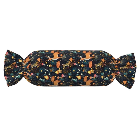 Xecao Forest Elf Print+Candy-Inspired Plush Pillow for Men Women Suitable for Beds, Sofas, Game Rooms Drawstring Closure