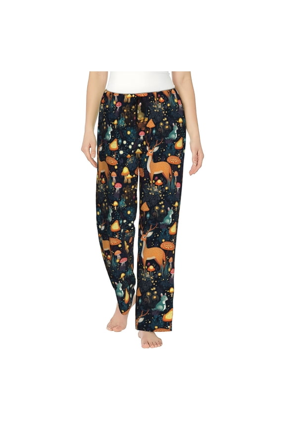 Forest Elf Women's Straight Lounge Pajama Pants: The Epitome of Relaxed Sleepwear