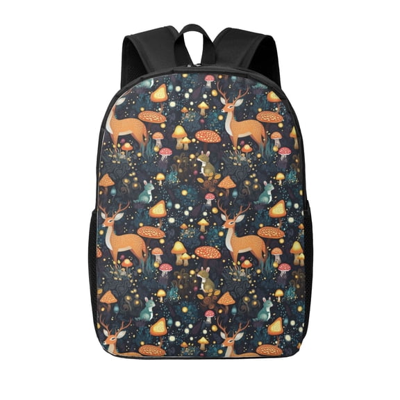 Xecao Forest Elf print Travel Backpack, Large Computer Backpack for Men Women, College School Rucksack Book Bag